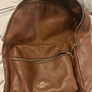 COACH leather backpack